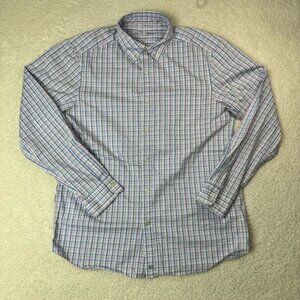 Vineyard Vines Shirt‎ Mens Medium On The Go Performance Brrr Long Sleeve